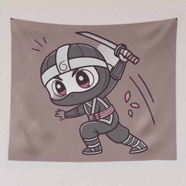 Item preview, Shadow Ninja Anime Illustration designed and sold by NOVASTOCK117.
