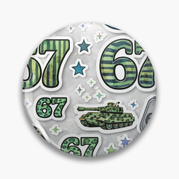 Item preview, 67 Aesthetic Number sticker sheet. designed and sold by cozychaos67.