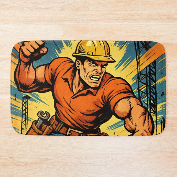 Item preview, Construction worker | Comics stylCartoone -  designed and sold by ComicsFactory.