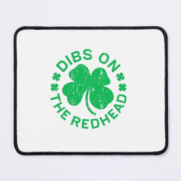 Item preview, Dibs On The Redhead Circular Irish Badge designed and sold by torildorxop.