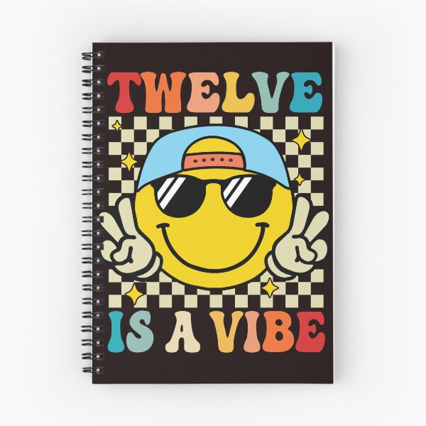 Item preview, Twelve is a Vibe 12th Birthday Groovy Boys Girls 12 Years Old designed and sold by Night Forest.