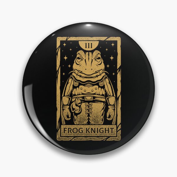 Item preview, Frog Knight Tarot Card designed and sold by AlundrART.