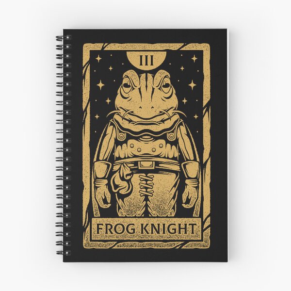 Item preview, Frog Knight Tarot Card designed and sold by AlundrART.