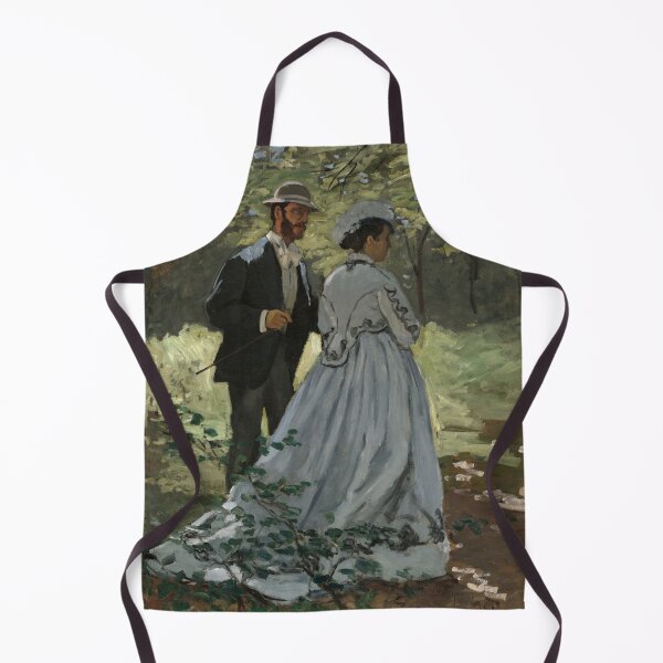Item preview, Bazille and Camille Study for Dejeuner Sur Lherbe by Claude Monet: Romantic Woodland Stroll Poster designed and sold by artofuniverse.