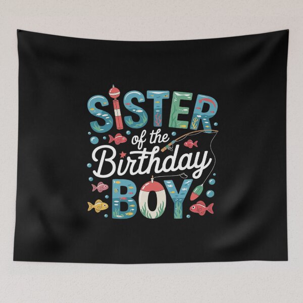 Item preview, Sister Of The Birthday Boy Ofishally One Family Matching designed and sold by joyouartArt.