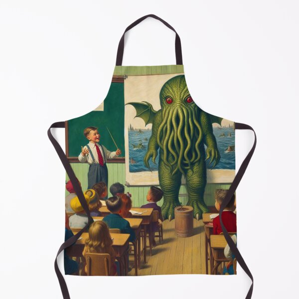 Item preview, Show and Tell with Cthulhu | Retro Horror Art designed and sold by DiamondSkyShirt.