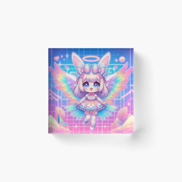 Item preview, Neon Wing Bunny Angel designed and sold by DreamArt Creations.