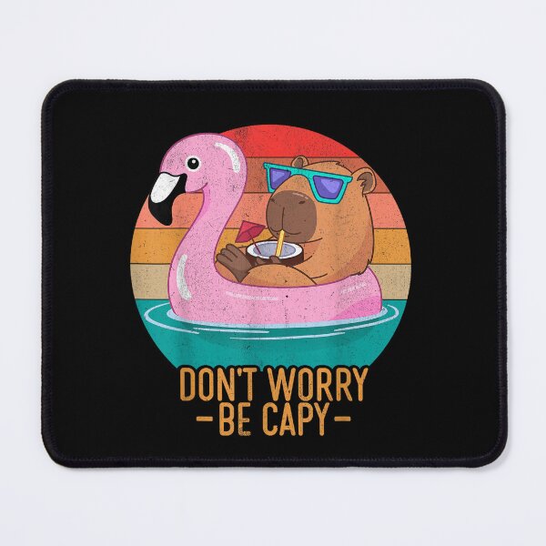 Item preview, Retro Dont Worry Be Capy Kids Youth Women Men Boys Capybara Art for Men Women Kids , Capybara Gift Lover designed and sold by DZIRI NAJAT.