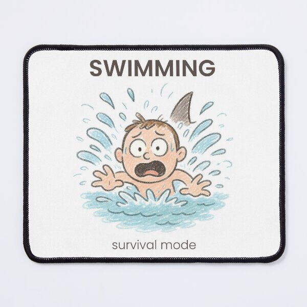 Item preview, SWIMMING – Survival mode designed and sold by WorkXPlay.