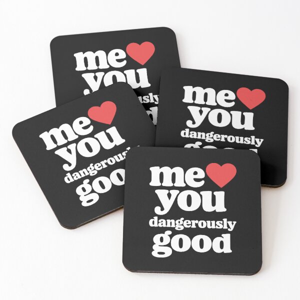 Item preview, Me and You Dangerously Good – Heart Typography Valentine’s Day Gift designed and sold by Slaw-Creation.