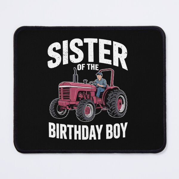 Item preview, Sister of the Birthday Boy Red Tractor Matching Family Party designed and sold by angolinnArt.