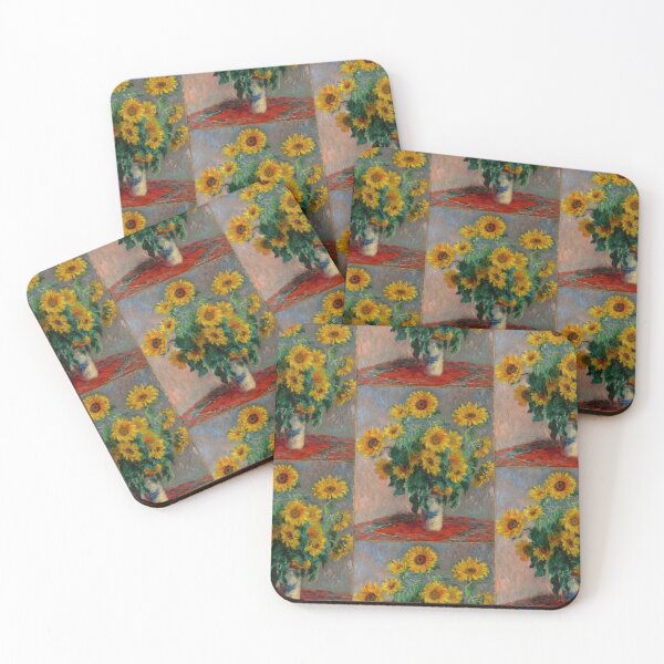 Item preview, Bouquet of Sunflowers by Claude Monet: Impressionist Floral Fine Art Print designed and sold by artofuniverse.