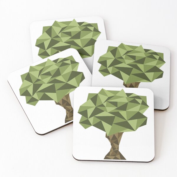 Item preview, Low Poly Tree – Geometric Design designed and sold by LindonFlow.