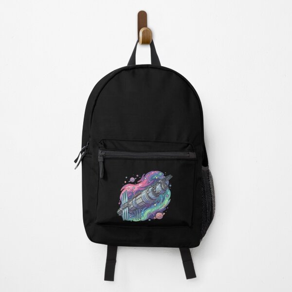 Item preview, Retro Sci-Fi Space Station Galaxy Art designed and sold by Fenay Designs.