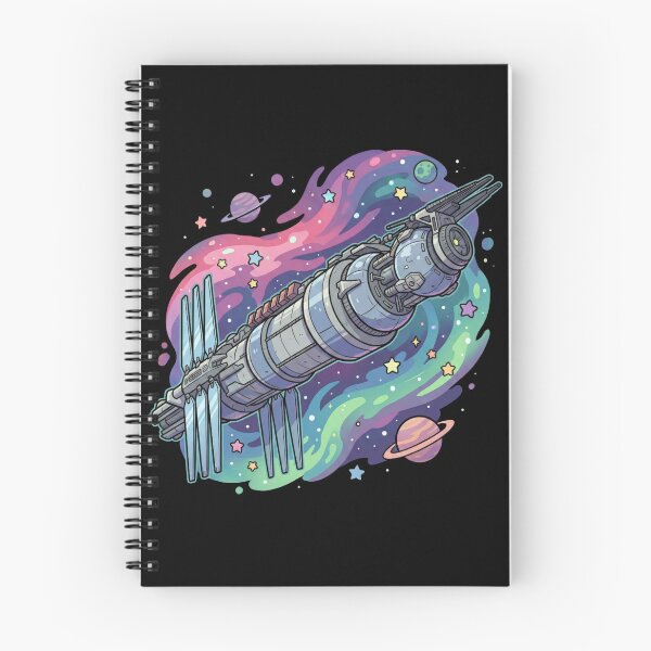 Item preview, Retro Sci-Fi Space Station Galaxy Art designed and sold by Fenay Designs.