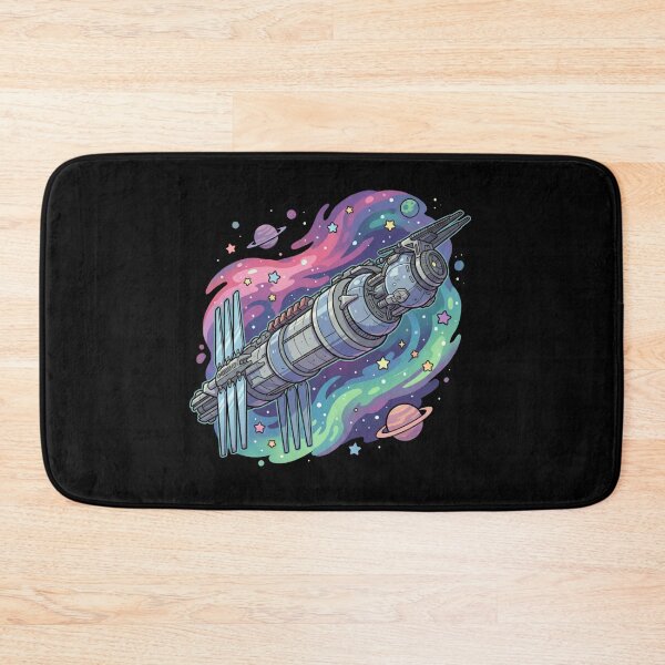 Item preview, Retro Sci-Fi Space Station Galaxy Art designed and sold by Fenay Designs.