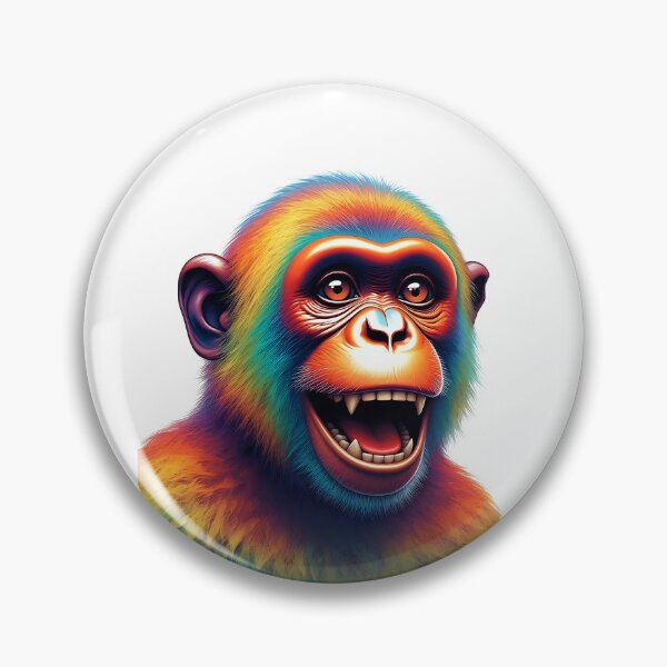 Item preview, Copy of Vibrant Walking Rainbow Monkey Illustration designed and sold by Rostislav Bouda.