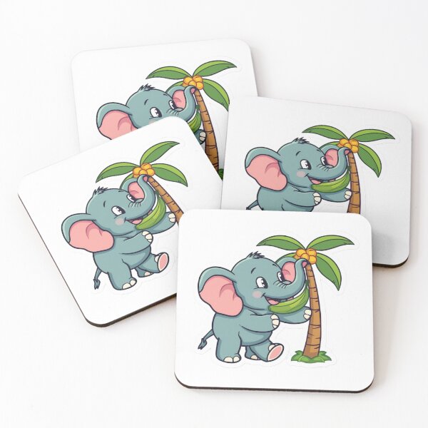 Item preview, Clip art of Elephant eating and enjoying with banana tree designed and sold by MagicMaker1984.