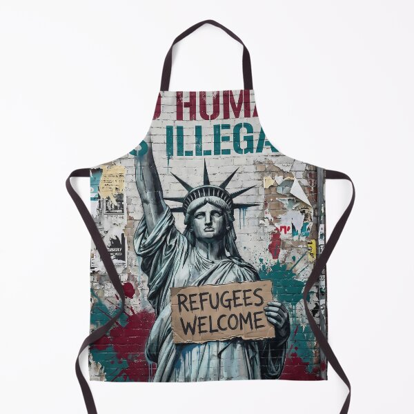 Item preview, Sad Liberty: Broken American Dream - Street Art Protest designed and sold by gpeppe91.