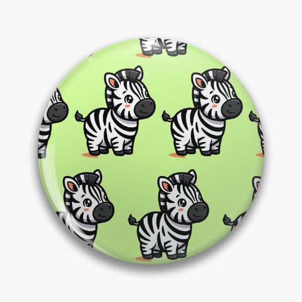 Item preview, Cute Zebra Pattern on Pistachio Green Background designed and sold by lunadesignsmoon.