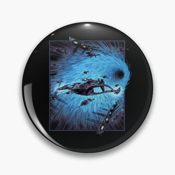 Item preview, Sci-Fi Alien Fleet Blue Vortex Art designed and sold by Fenay Designs.