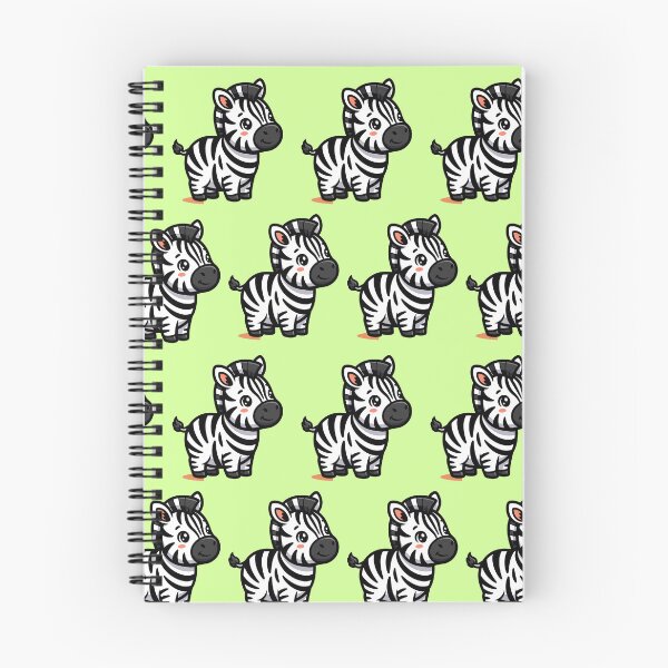Item preview, Cute Zebra Pattern on Pistachio Green Background designed and sold by lunadesignsmoon.
