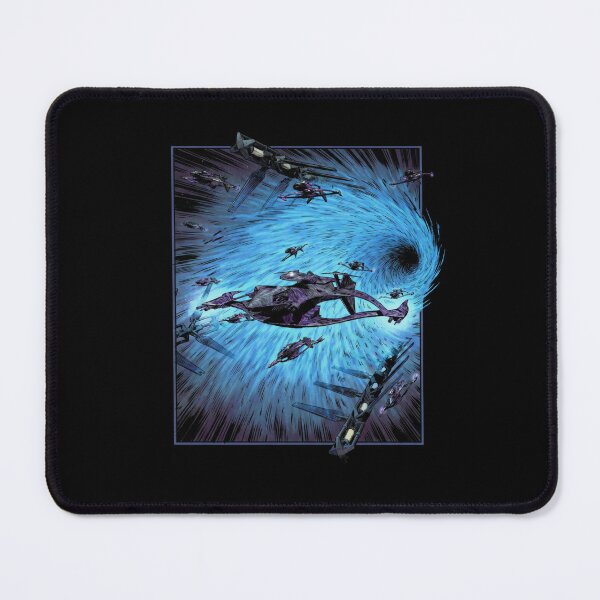Item preview, Sci-Fi Alien Fleet Blue Vortex Art designed and sold by Fenay Designs.