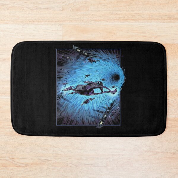 Item preview, Sci-Fi Alien Fleet Blue Vortex Art designed and sold by Fenay Designs.