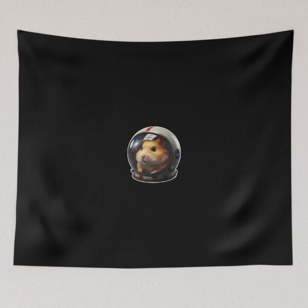 Item preview, Cute Hamster Astronaut in Space Helmet Sticker designed and sold by Maclaw200d.
