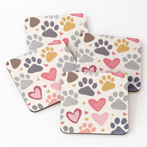 Item preview, Dogs Paws Prints Love Pets  designed and sold by colorleafz.