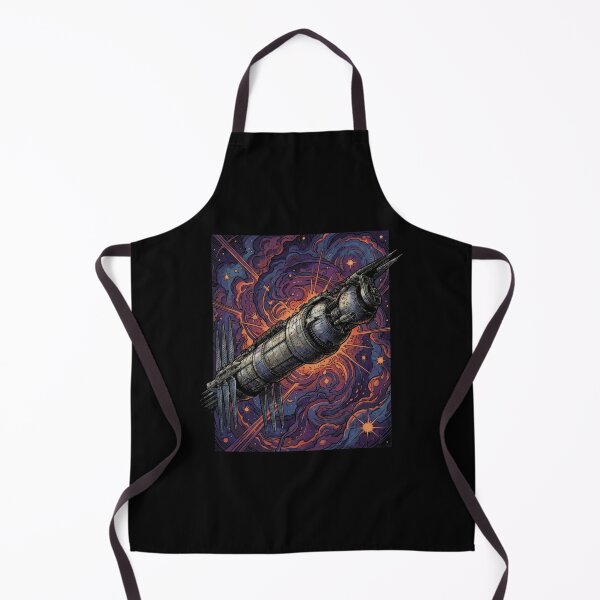 Item preview, Sci-Fi Space Station Comic Galaxy Art designed and sold by Fenay Designs.