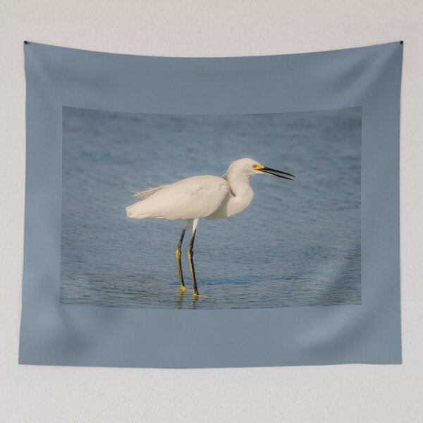 Item preview, Snowy Egret Clicking Its Beak designed and sold by Debra Martz.
