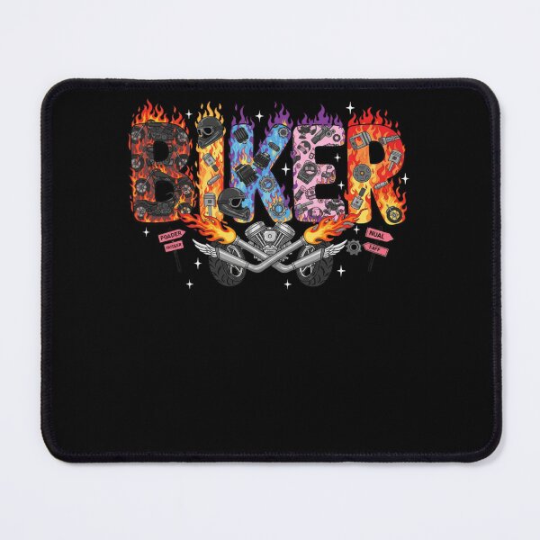 Item preview, Biker Motorcycle Fire Flames lovers designed and sold by salmzouriart.