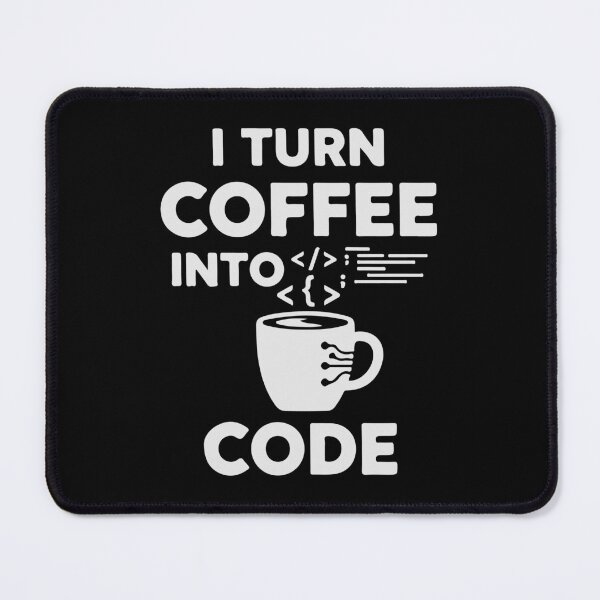 Item preview, I Turn Coffee Into Code T-Shirt  Funny Programmer Coder Humor Tee designed and sold by Design-Pro-21.