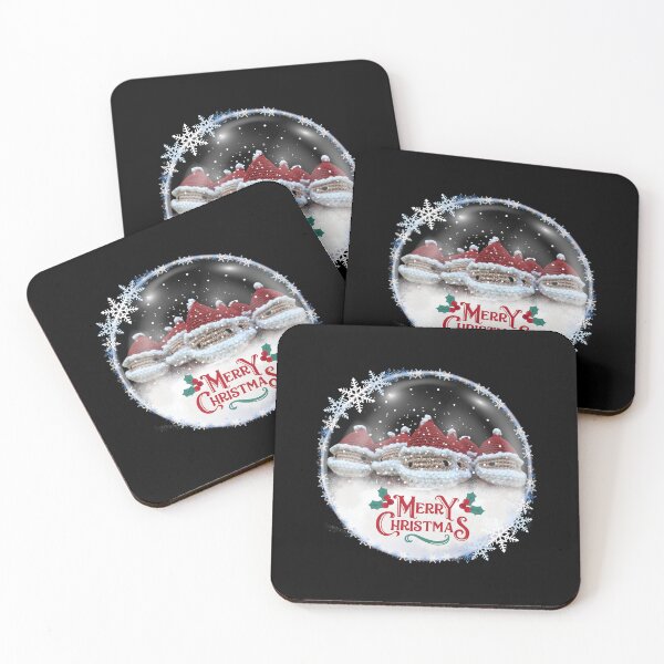 Item preview, Snow globe bubble Santas designed and sold by ChicaTees.