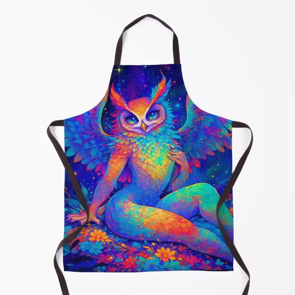 Item preview, Astral Owl Being – Luminous Fantasy Art designed and sold by Neer arts.
