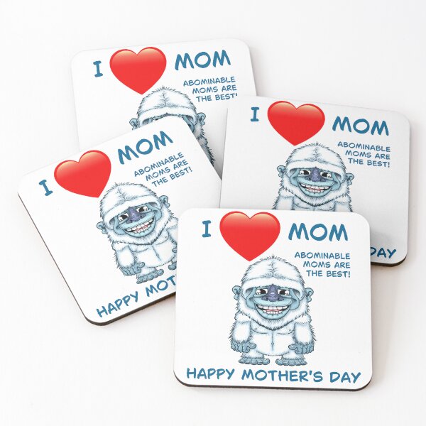 Item preview, Abominable Snowman Mother's day designed and sold by 3-Beans-Art.