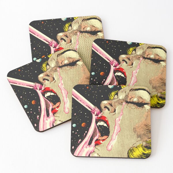 Item preview, Strawberry Milkshake 1960s Pop Art Parody designed and sold by NickWhittleArt.