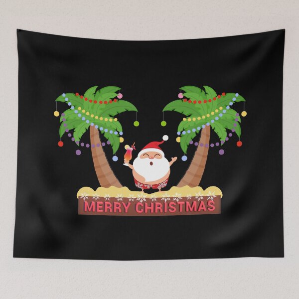 Item preview, Merry Christmas tropical designed and sold by ChicaTees.