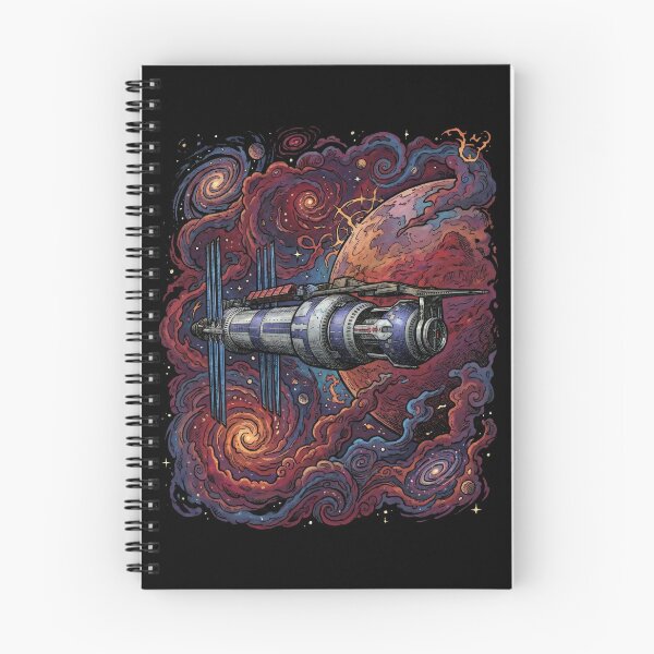 Item preview, Sci-Fi Galaxy Station Red Planet Art designed and sold by Fenay Designs.