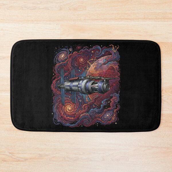 Item preview, Sci-Fi Galaxy Station Red Planet Art designed and sold by Fenay Designs.