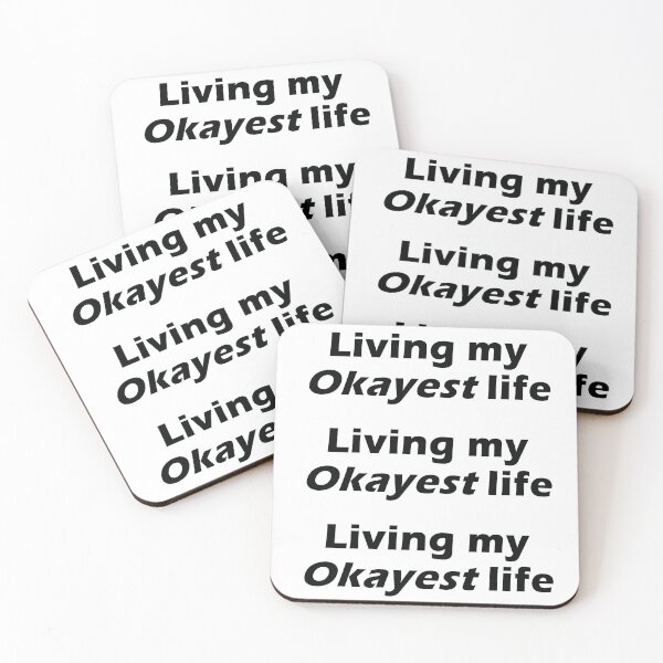 Item preview, Living my Okayest life designed and sold by the-craft-shop.