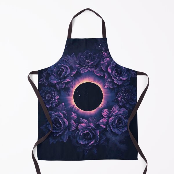Item preview, Eclipsed Peonies: Surreal Midnight Purple Floral Solar Eclipse Wall Art designed and sold by Cozyartsss.