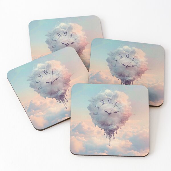 Item preview, Liquid Time: Surreal Melting Clock and Dreamy Cloud Wall Art designed and sold by Cozyartsss.