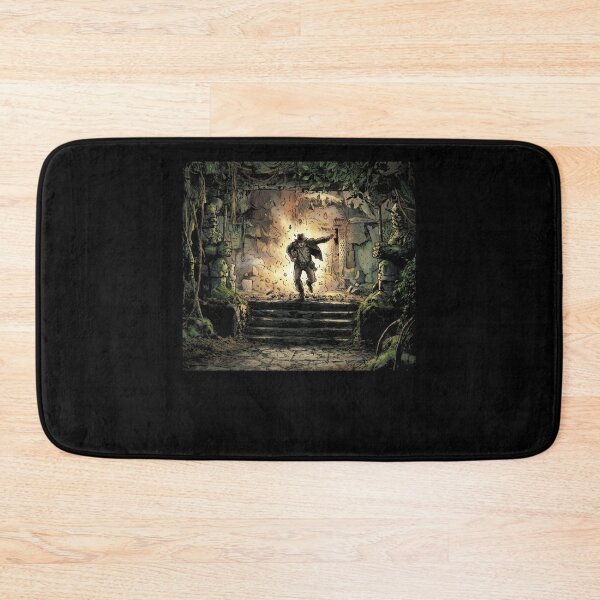 Item preview, Retro Adventure Archeologist Temple Escape Art designed and sold by Fenay Designs.