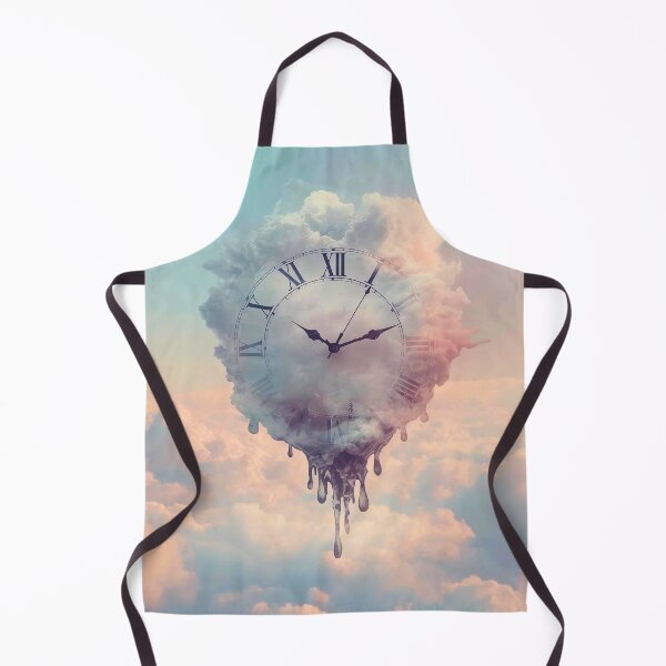 Item preview, Liquid Time: Surreal Melting Clock and Dreamy Cloud Wall Art designed and sold by Cozyartsss.