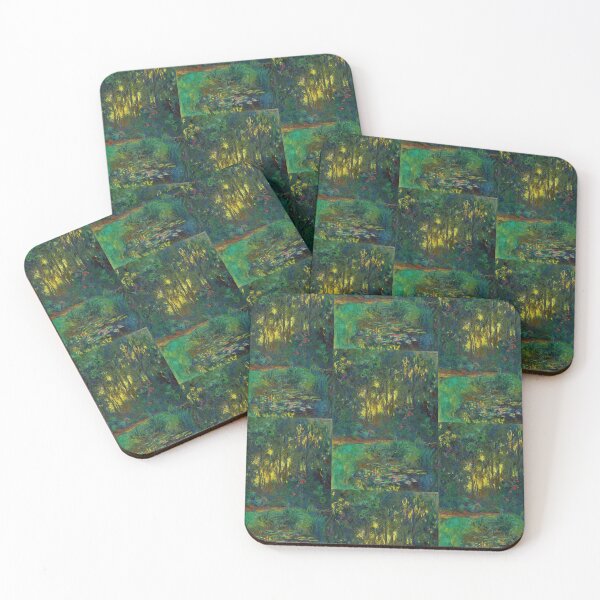 Item preview, Coin Du Bassin Aux Nympheas by Claude Monet: Dreamy Impressionist Garden Poster designed and sold by artofuniverse.