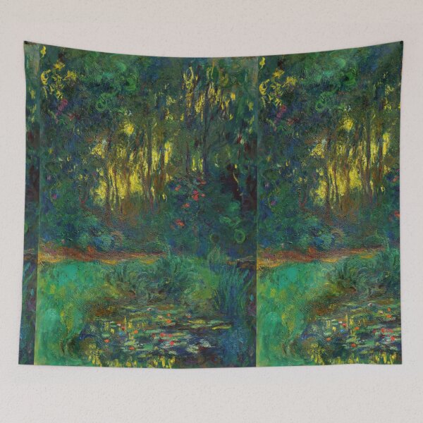 Item preview, Coin Du Bassin Aux Nympheas by Claude Monet: Dreamy Impressionist Garden Poster designed and sold by artofuniverse.