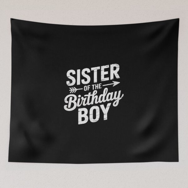 Item preview, Sister of the birthday boy son matching family designed and sold by DigitaldeligArt.