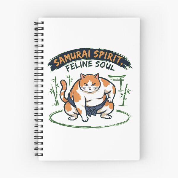 Item preview, The Sumo Champion: Mighty Round Bicolored Cat Wrestler designed and sold by Thaivi Design.